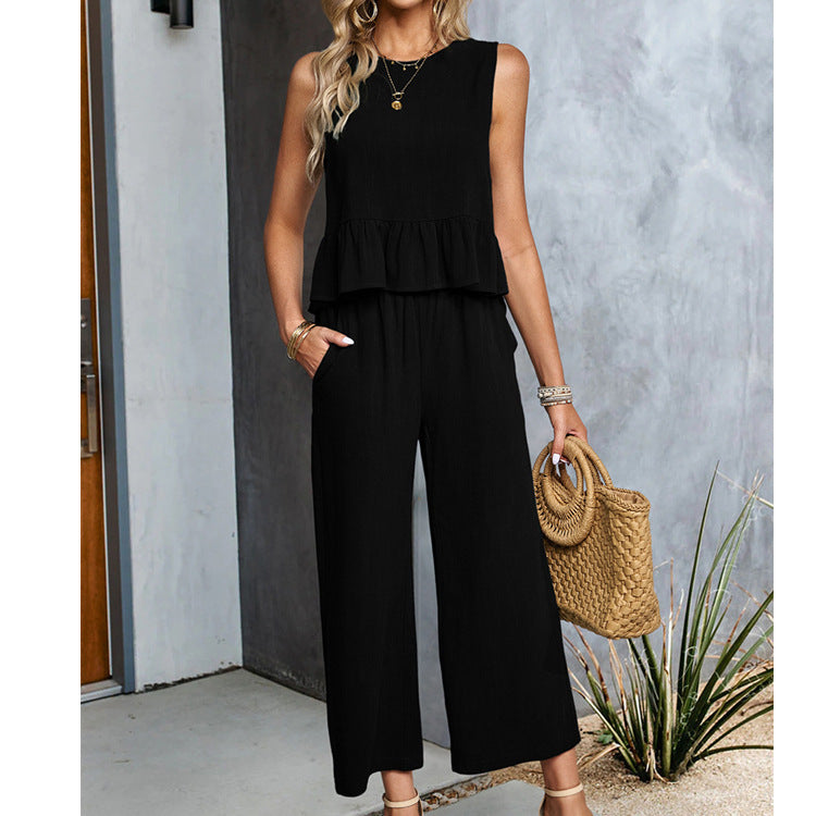 Haut léger et pantalon large