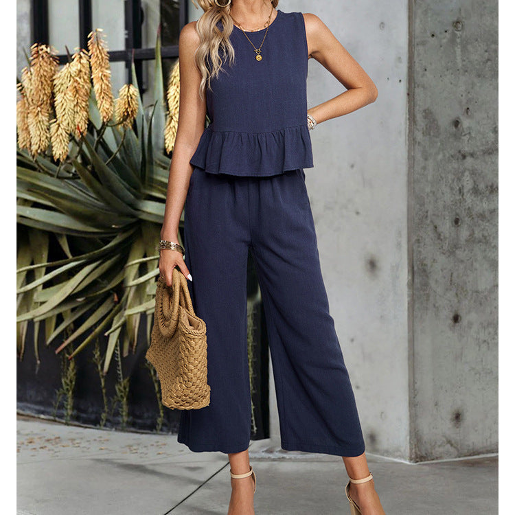 Haut léger et pantalon large